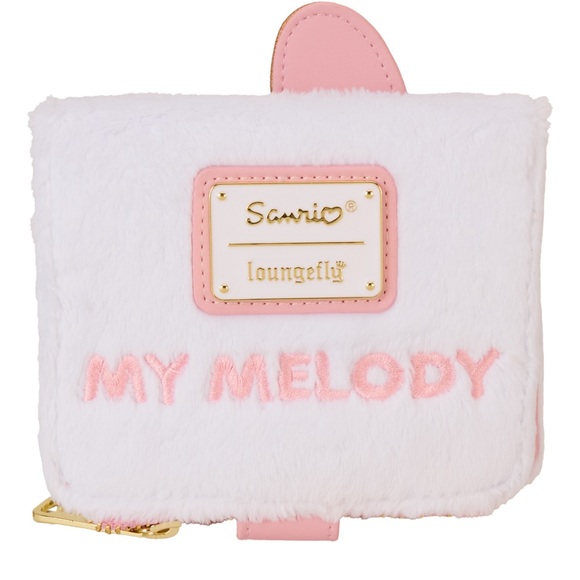 Loungefly- Sanrio My Melody Plush Set of Mini Backpack and Bifold Wallet - Picture 11 of 16
